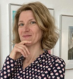 Susann Eilers in der Galerie.